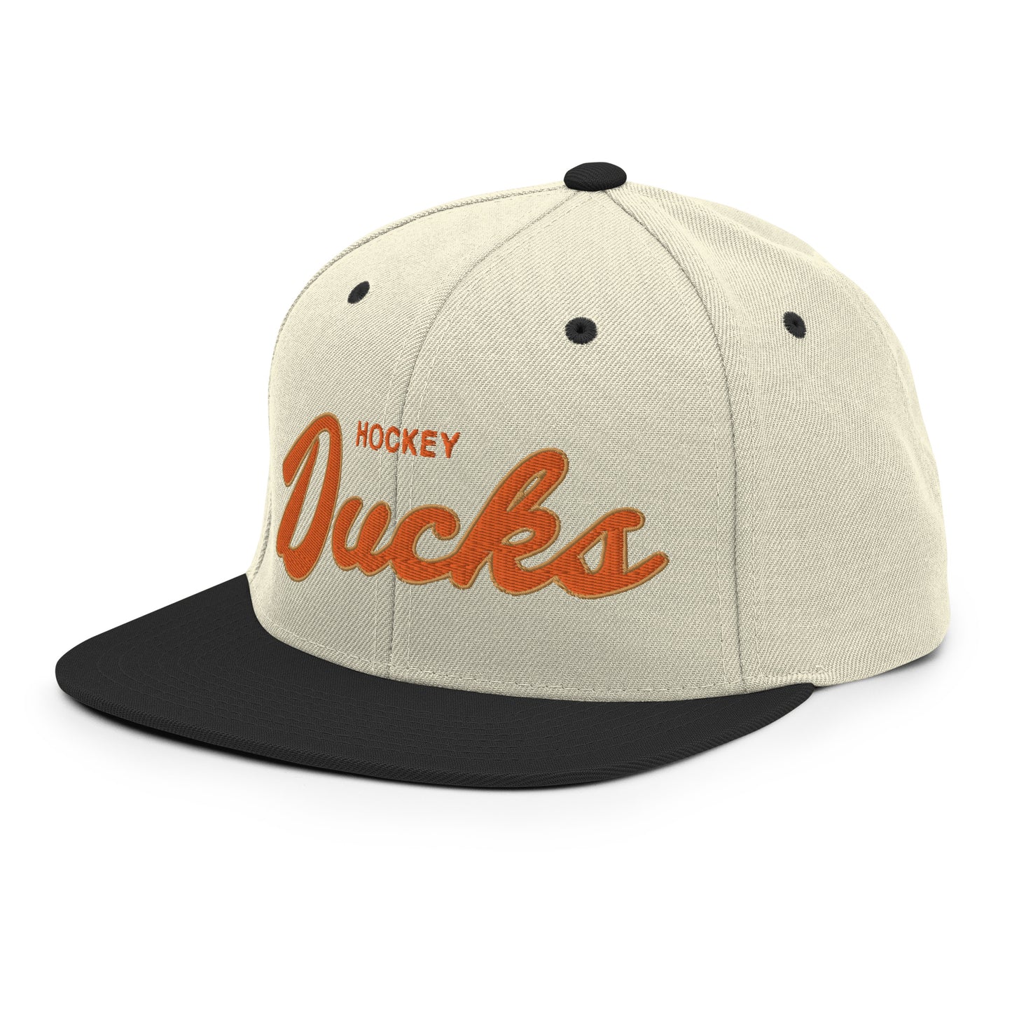 Ducks Alternate Natural/Black Snapback