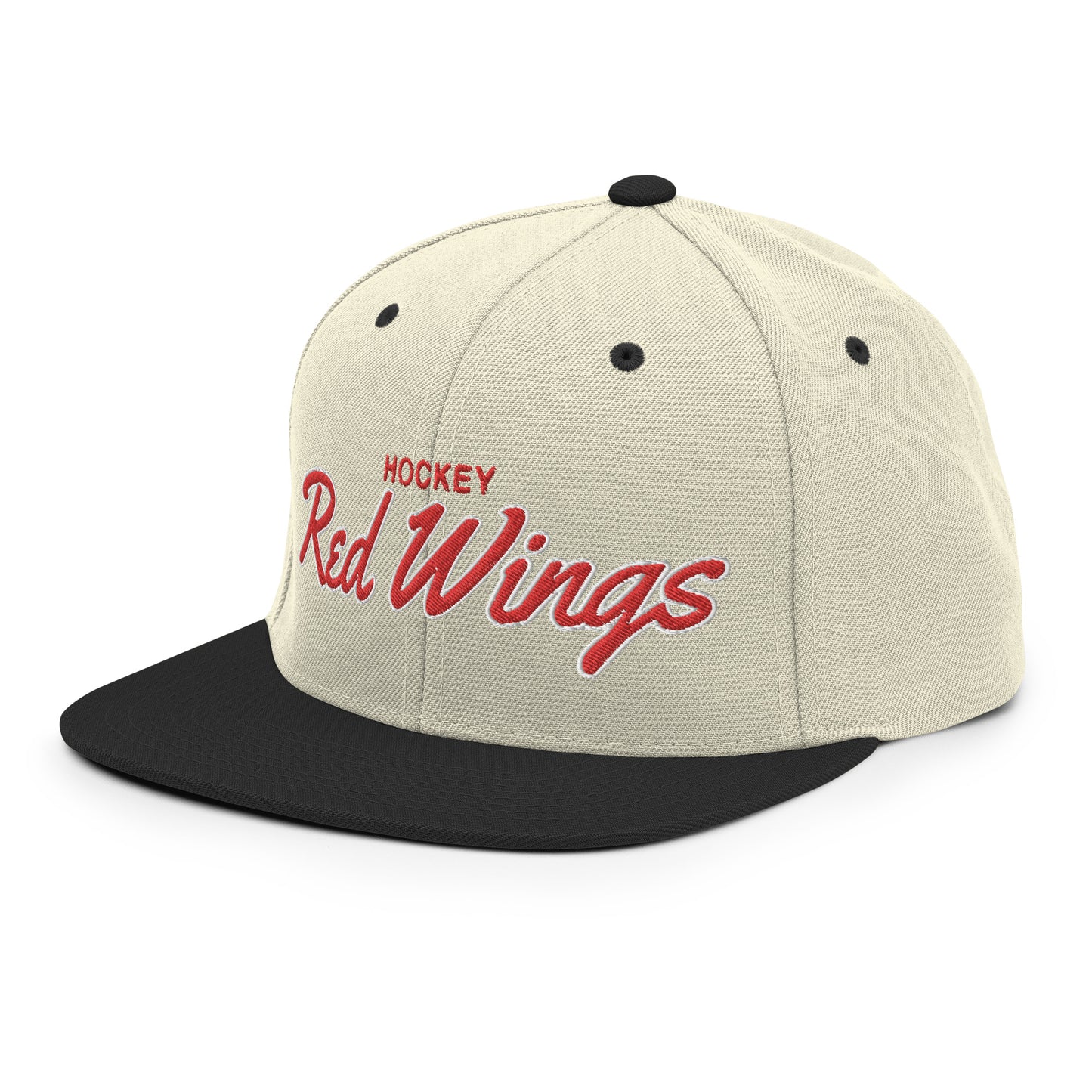 Red Wings Alternate Natural/Black Snapback