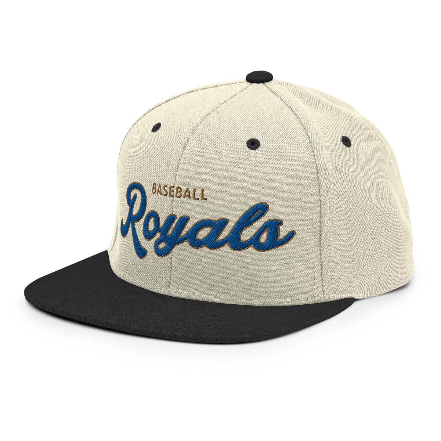 Royals Alternate Natural/Black Snapback