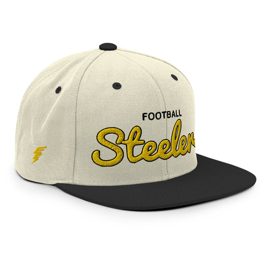 Steelers Alternate Natural/Black Snapback