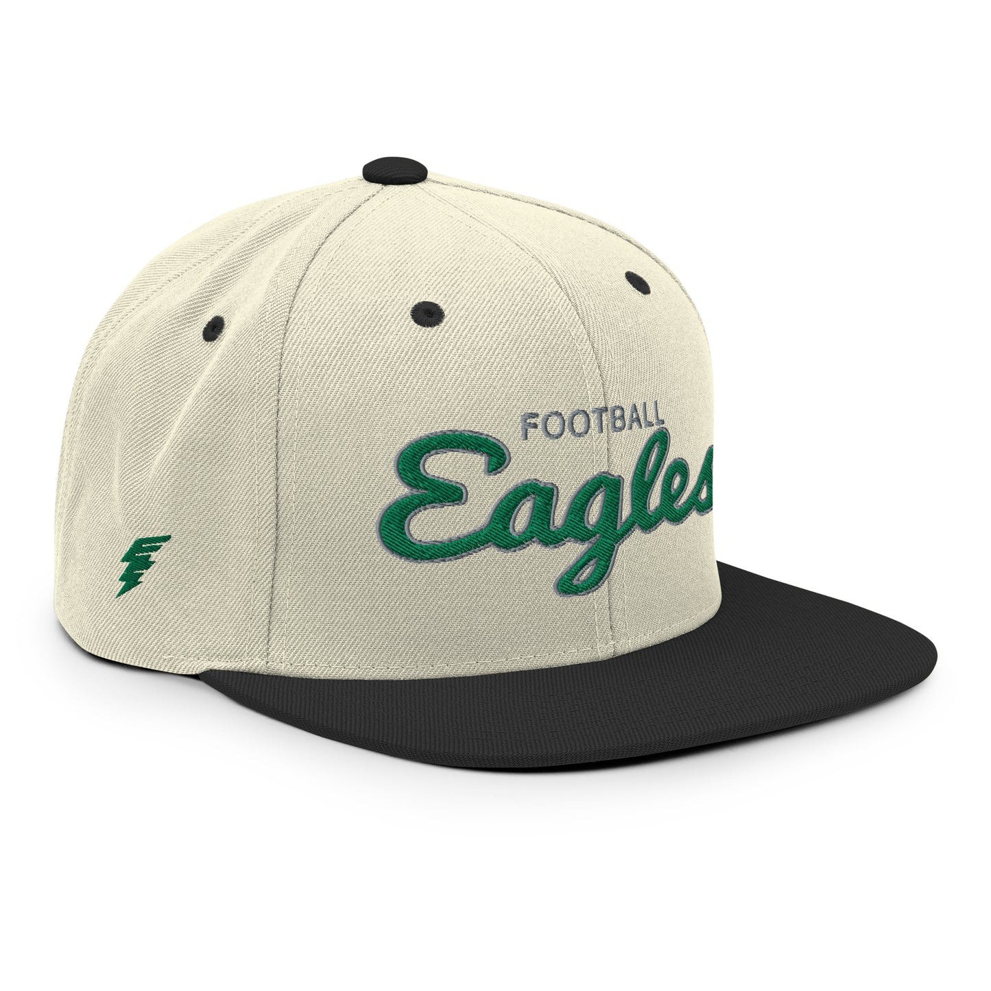 Eagles Alternate Natural/Black Snapback Hat