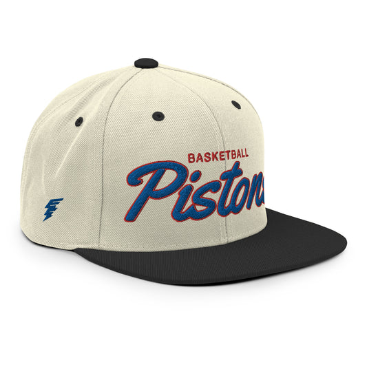 Pistons Alternate Natural/Black Snapback