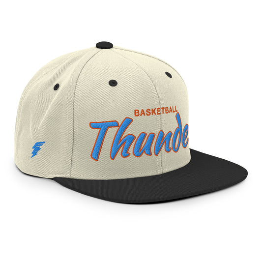 Thunder Alternate Natural/Black Snapback