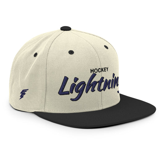 Lightning Alternate Natural/Black Snapback